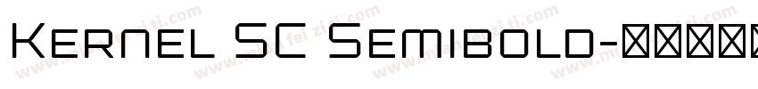 Kernel SC Semibold字体转换